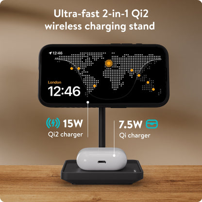 Wireless Charging Stand - Matte Black