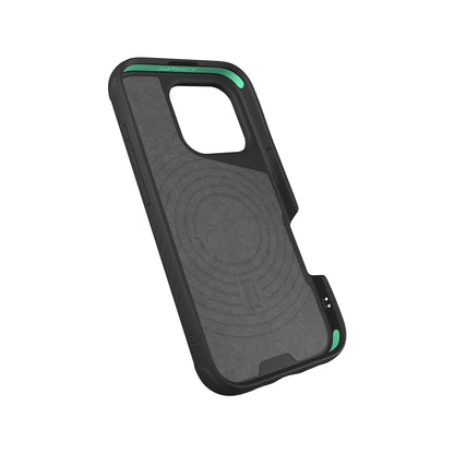 Black Leather Protective Phone Case - Limitless